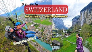 Switzerland Day 4: ต้องลอง!! paraglyding ชมวิว Interlaken พร้อมไปหมู่บ้านแห่งน้ำตก Lauterbrunnen