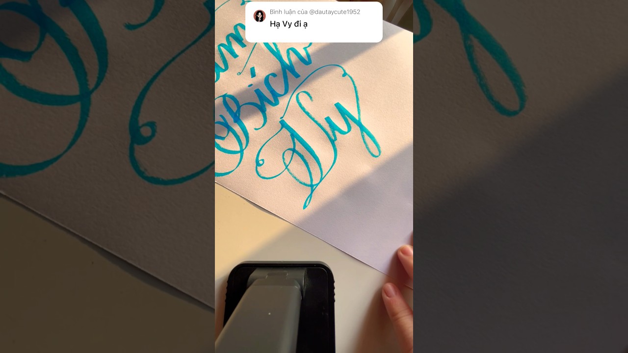 How to write beautiful name Vy 