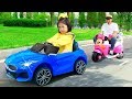 보람이의 전동자동차 장난감으로 학교놀이 Boram go to School Ride On Cars Toy