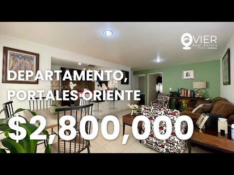 Departamento en Venta Portales Oriente Benito Juárez