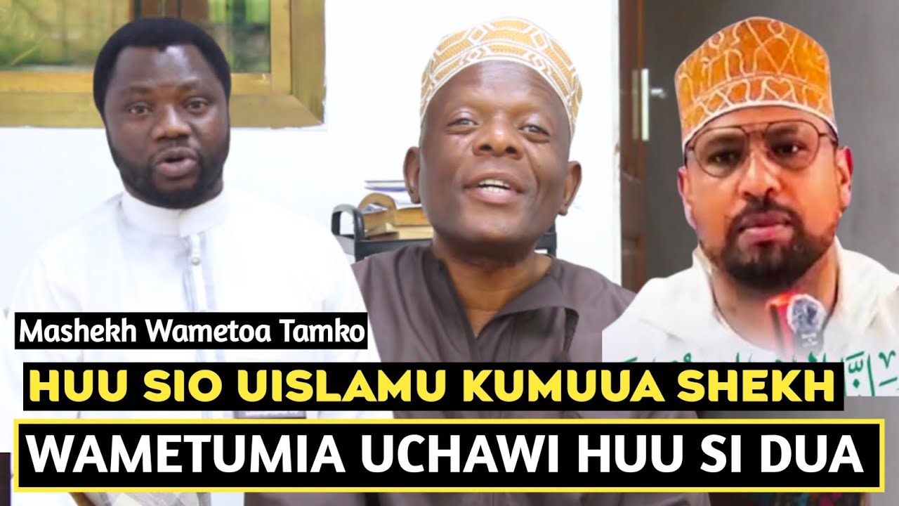 MASHEKH WAMETOA TAMKO ZITO KIFO CHA SHEKH NJUKI KUULIWA KICHAWI/HUU SIO UISLAMU KABISA/WAMEFANYA DUA