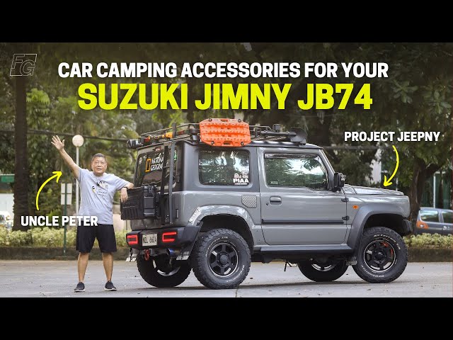 Suzuki Jimny JB74 Car-Camping Accessories? Here are Uncle Peter's great  choices! 