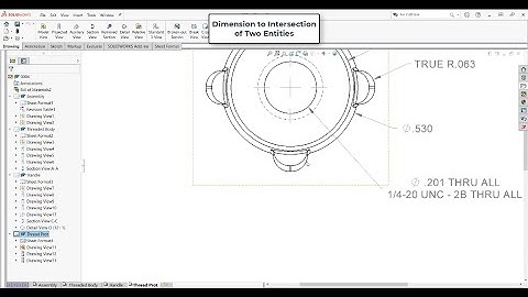 Dimension to the Intersection of Two Entities