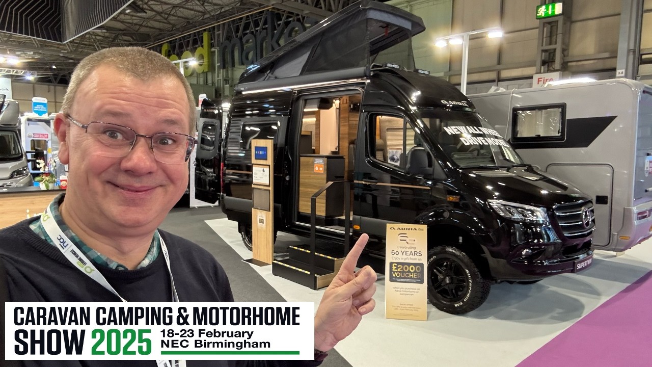 Caravan Camping & Motorhome Show Highlights NEC February 2025 Day 1 ...