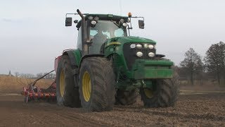 Siew pszenicy 2019 ☆ John Deere 7930 & 6930 ☆ Vanderstad Spirit 400s ☆ Engine Sound