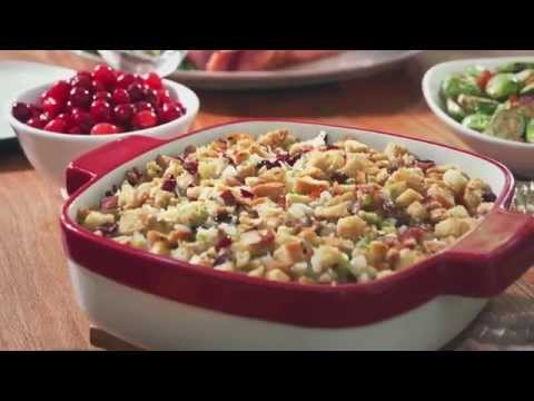 Apple Cranberry Stuffing with Bacon | BetterThanBouillon.com