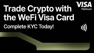 🚀 Thẻ Visa WeFi Deobank – Biến Crypto Thành Công Cụ Thanh Toán Toàn Cầu! – Đăng ký KYC ngay hôm nay!