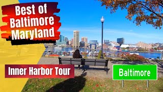 Baltimore Maryland Inner Harbor Virtual Tour - Best Things to See and Do Baltimore MD - Walking Tour