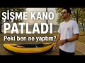 Şişme Kanom Patladı, Kano Test Sürüşü