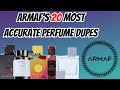 Armafs 20 most accurate perfume dupes