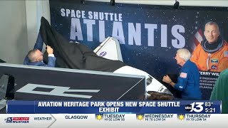 Aviation Heritage Park opens new space shuttle exhibit