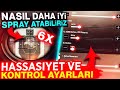 EN İYİ SPRAY NASIL ATILIR? MEZARCI Pubg Mobile En İyi Taktik  Hassasiyet ve  Kontrol Ayarları