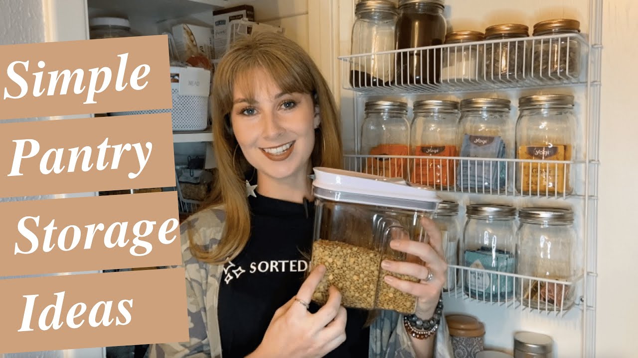 Simple Pantry Storage Ideas