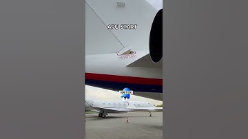 Bombardier Global 6000 APU Starting Up Sound