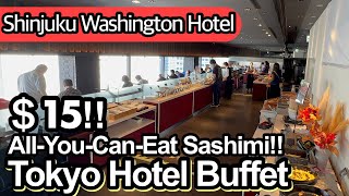 Tokyo Hotel Buffet is $15 but excellent quality!