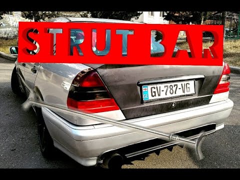 \"რასპორკის\" გაკეთება W202-სთვის/Making strut bar for W202