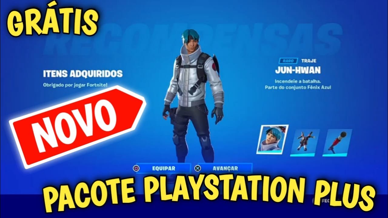 Fortnite tem novas skins gratuitas para quem tem PS Plus