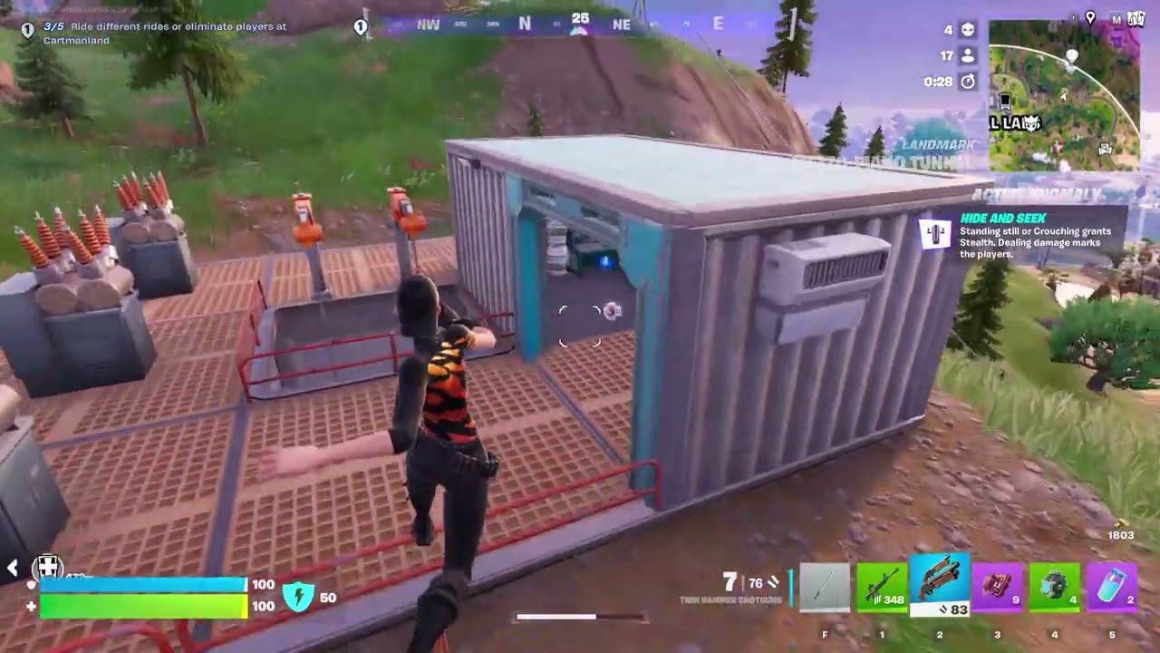 Fortnite solo - Kenny's token saved me, twice...