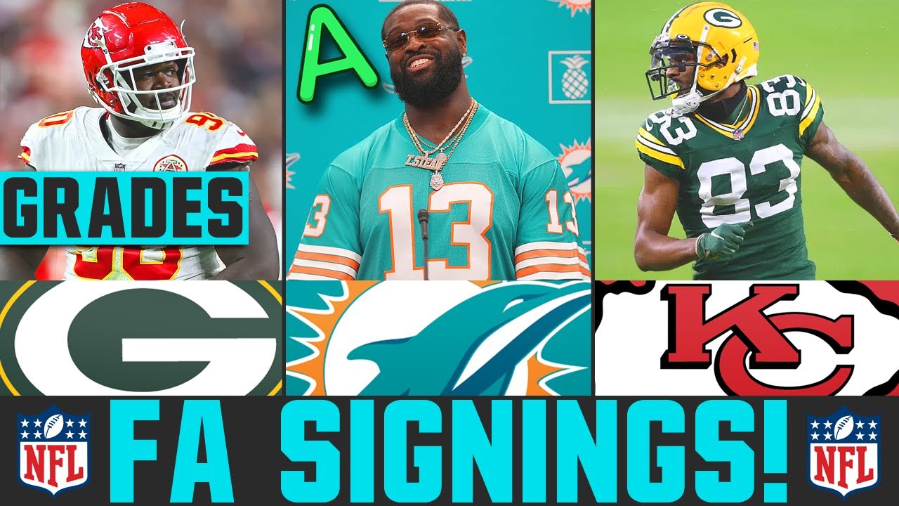 2022 NFL Free Agency Signings Grading NFL Free Agency Signing