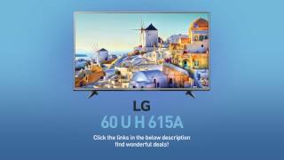 LG 60UH6150 60″ 4K Ultra HD 2160p 120Hz LED Smart HDTV (4K x 2K) LG 60UH615A 4K UHD Smart LED TV - 60