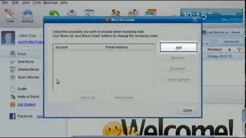 Configuring an IMAP email account with SSL in IncrediMail