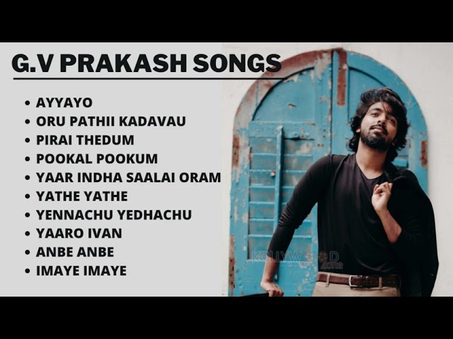 GV Prakash Songs Tamil Hits | JukeBox | Tamil Songs | Love Songs | Melody Songs | Hits | UniPlay class=