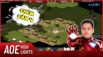 AoE Highlight | Siêu phẩm chém tuyển chém chết 4 nhà của Chim Sẻ