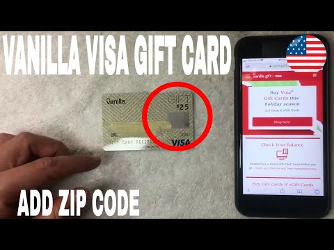 Visa Gift Card Zip Code | Find, Balance Details, Activation and Reload|