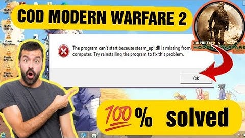 CALL OF DUTY MODERN WARFARE 2 (2009) Fix the program can