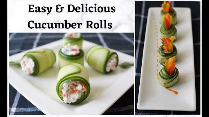 How to make Cucumber Rolls |Quick & Easy Snacks| Healthy, Delicious Appetizer |Vegan| - DayDayNews