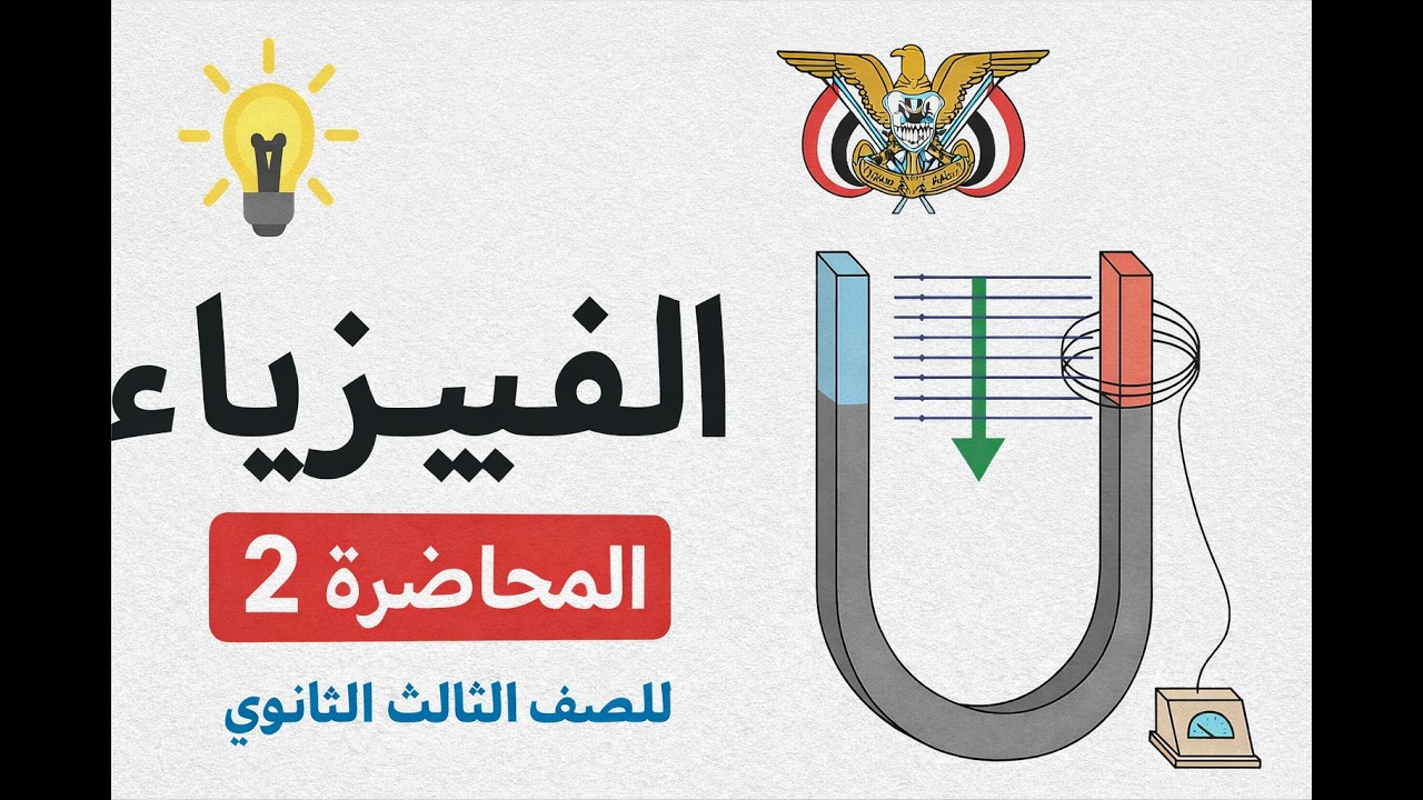 فيزياء الوحدة الأولى - سرعة الإفلات - ثالث ثانوي منهج يمني