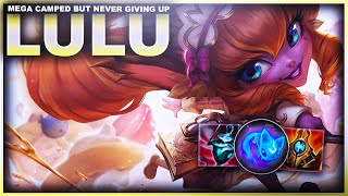 GETTING MEGA CAMPED BUT NEVER GIVING UP! LULU! | League of Legends by HuzzyGames 1,394 views 4 days ago 25 minutes