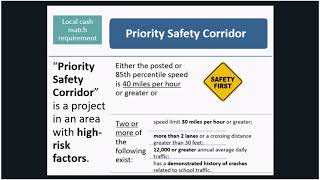 Safe Routes to School: Construction Grants and Project ID Program Webinar   Thursday, March 26, 2020