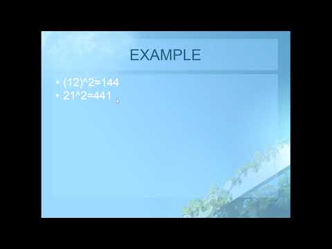 ADAM NUMBER Program with explanation