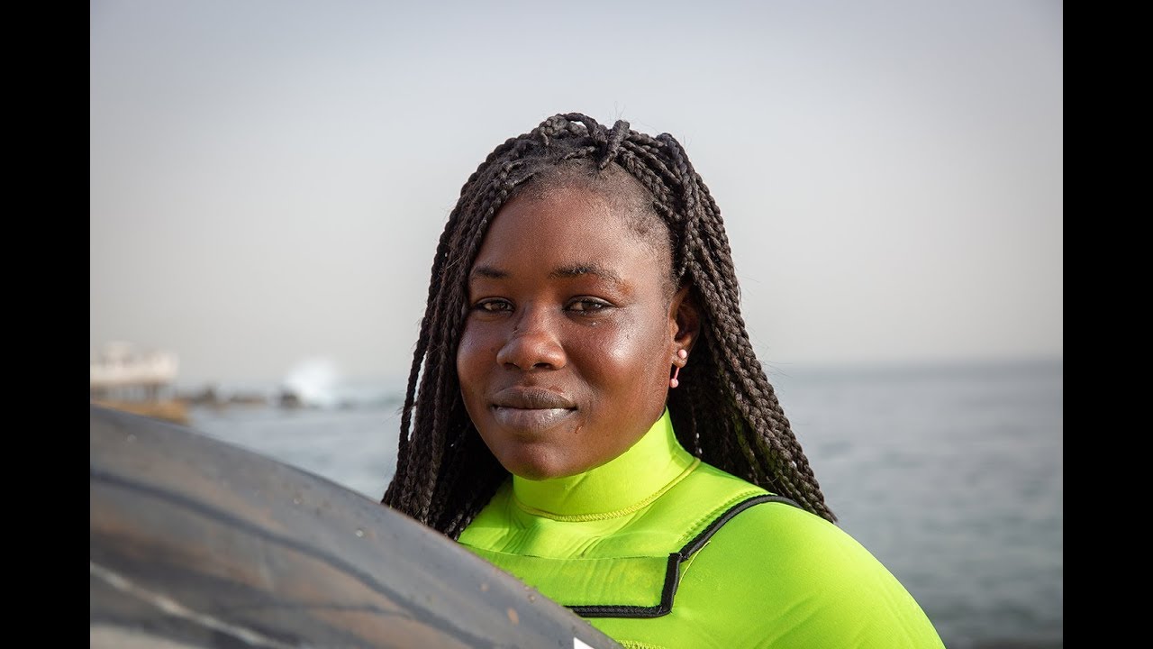 Khadjou Sambe’s Olympic dream inspires Senegal’ next wave of female surfers
