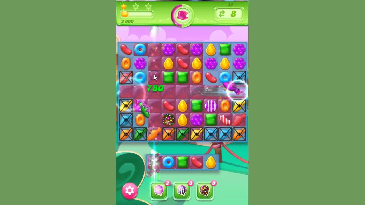 Candy Crush Jelly Saga Level 35 Youtube