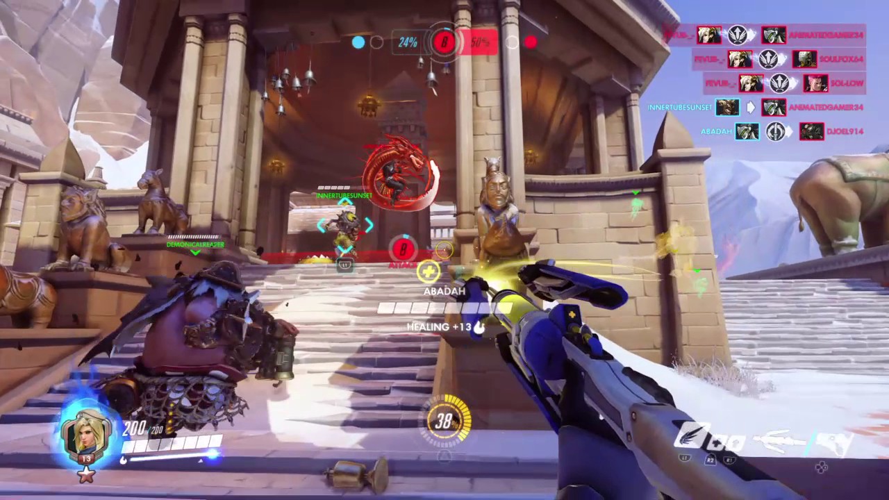 Overwatch - Intense Team Fight