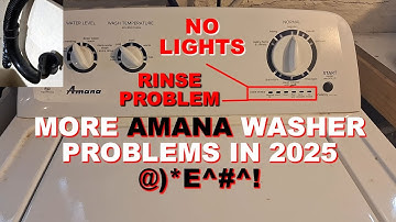 How to Fix the NEW Amana Washer Problem in 2025. 😡 LOL. SMH!!! More Fixes!  #amana #amanawasher