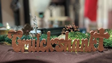 Personalized Wooden Name on the Scroll Saw