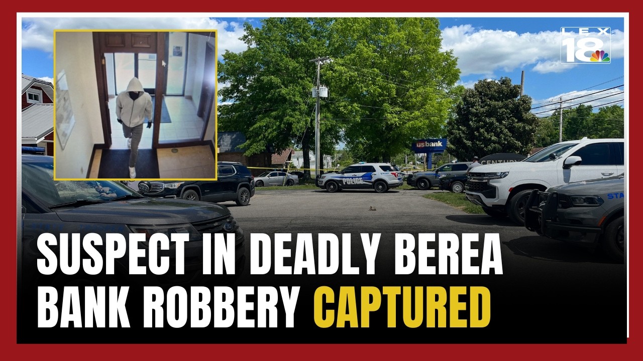 Suspect in deadly Berea bank robbery that left 2 dead captured - YouTube