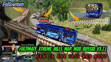 Ultimate Xtreme Hills Map | How To Add This Map Mod Fullreview Bussid v3.7.1 #rsgamingupdates