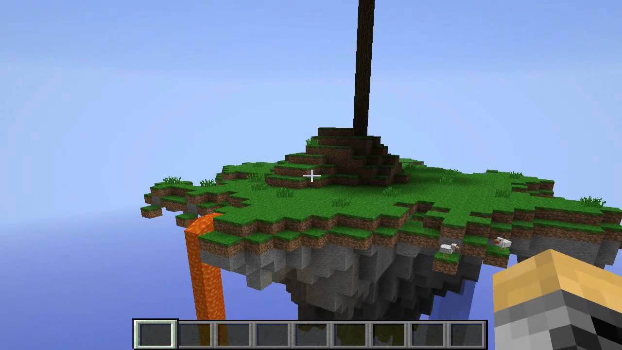 Main mine ru. Minecraft Boom. Minecraft Flying Island.