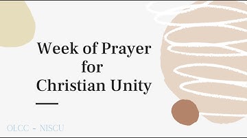OLCC - Week of Prayer for Christian Unity 2023