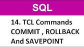 SQL SAVEPOINT in Oracle Database - YouTube