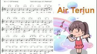 Lagu Air Terjun AT. Mahmud / SBDP Kelas 5 Tema 8 Subtema 1 Pembelajaran 2