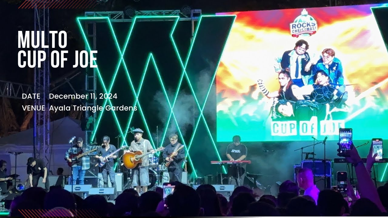 Multo Concert Multo - Cup Of Joe (Live @ ALI Rocks Christmas) - YouTube