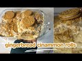 Soft Gingerbread Cinnamon Rolls | 🤍 | Cozy Bake With Me