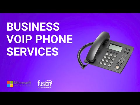 Business VoIP Phone Service In Microsoft Teams - video from Fusion Connect