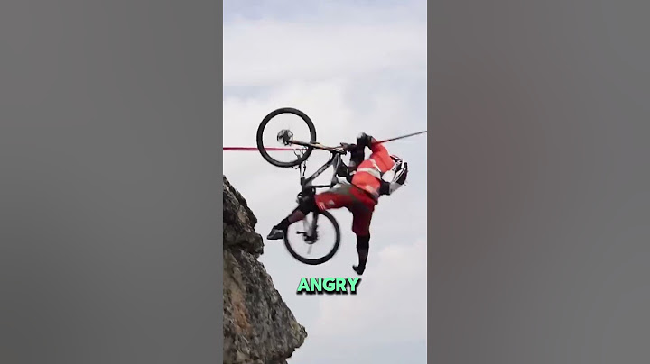 He nearly fell off the mountain #shorts