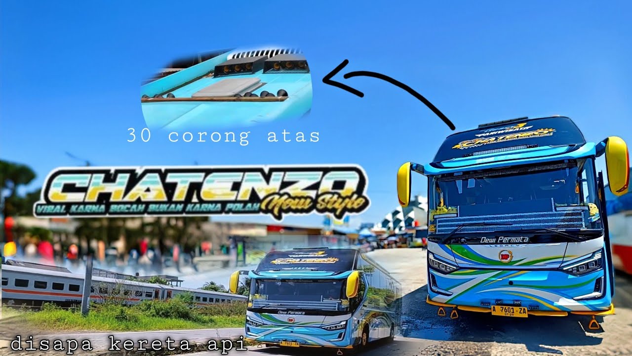 30 CORONG‼️❓BUS INI EMANG GOKIL‼️NGOYOD BUS CHATENZO